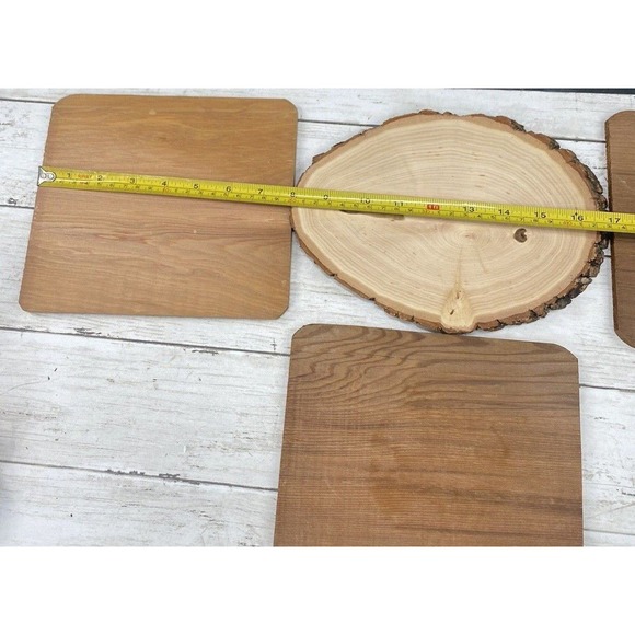 Lot of 4 Smoking or Grilling Planks Grilling Salmon Fish Meat and Veggies - Picture 4 of 9